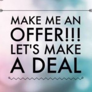 Make me an offer! Bundle items!